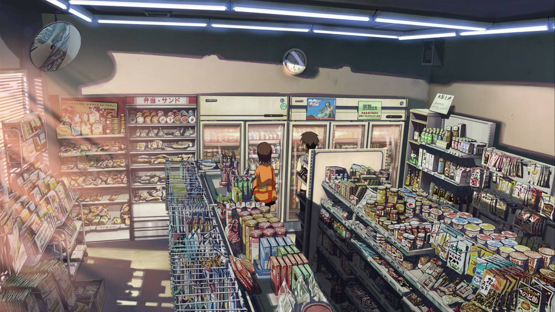 1920x1080 Download Anime Convenience Store Top View Wallpaper