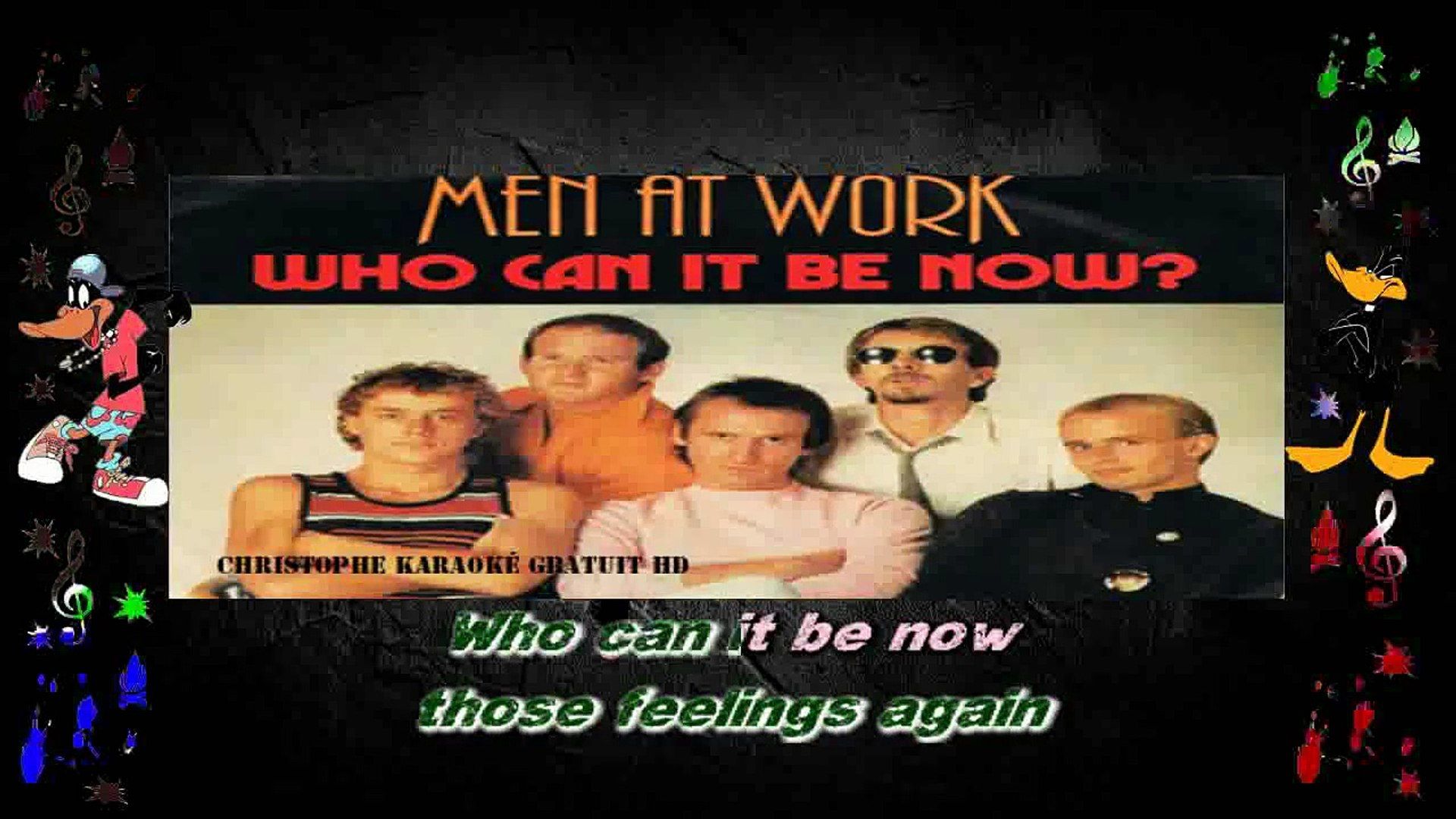 1920x1080 Men At Work can it be now KARAOKE / INSTRUMENTALéo Dailymotion