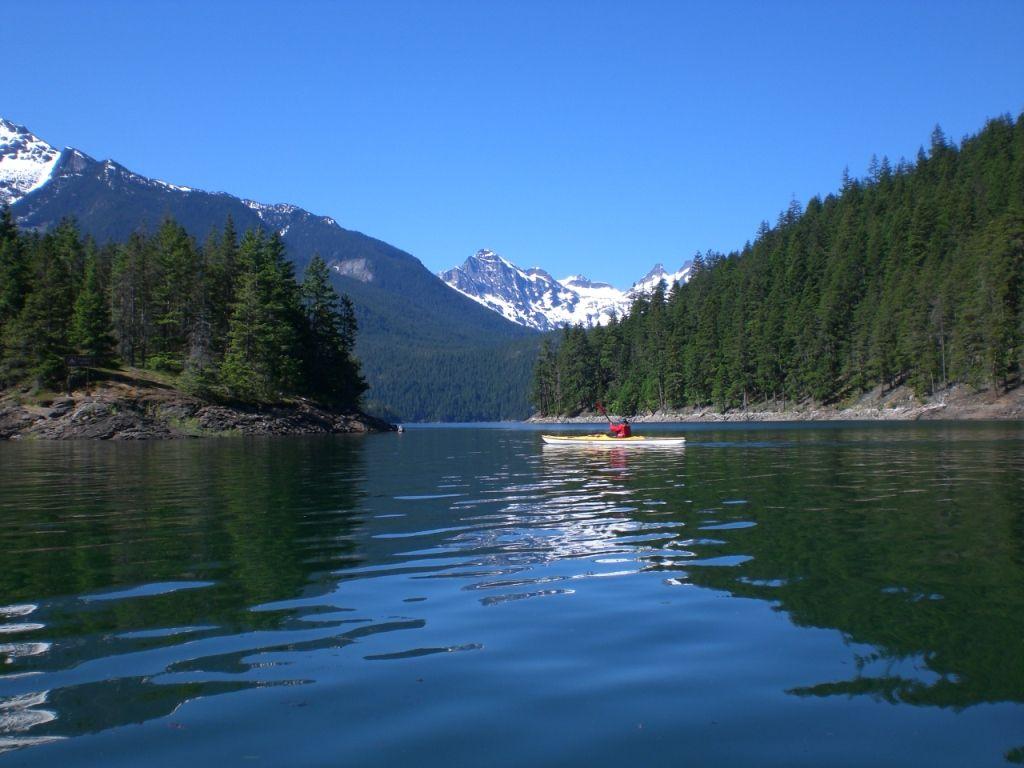 1024x768 Pacific Northwest Seasons: Ross Lake: Paddling in the Path of Beat Poets
