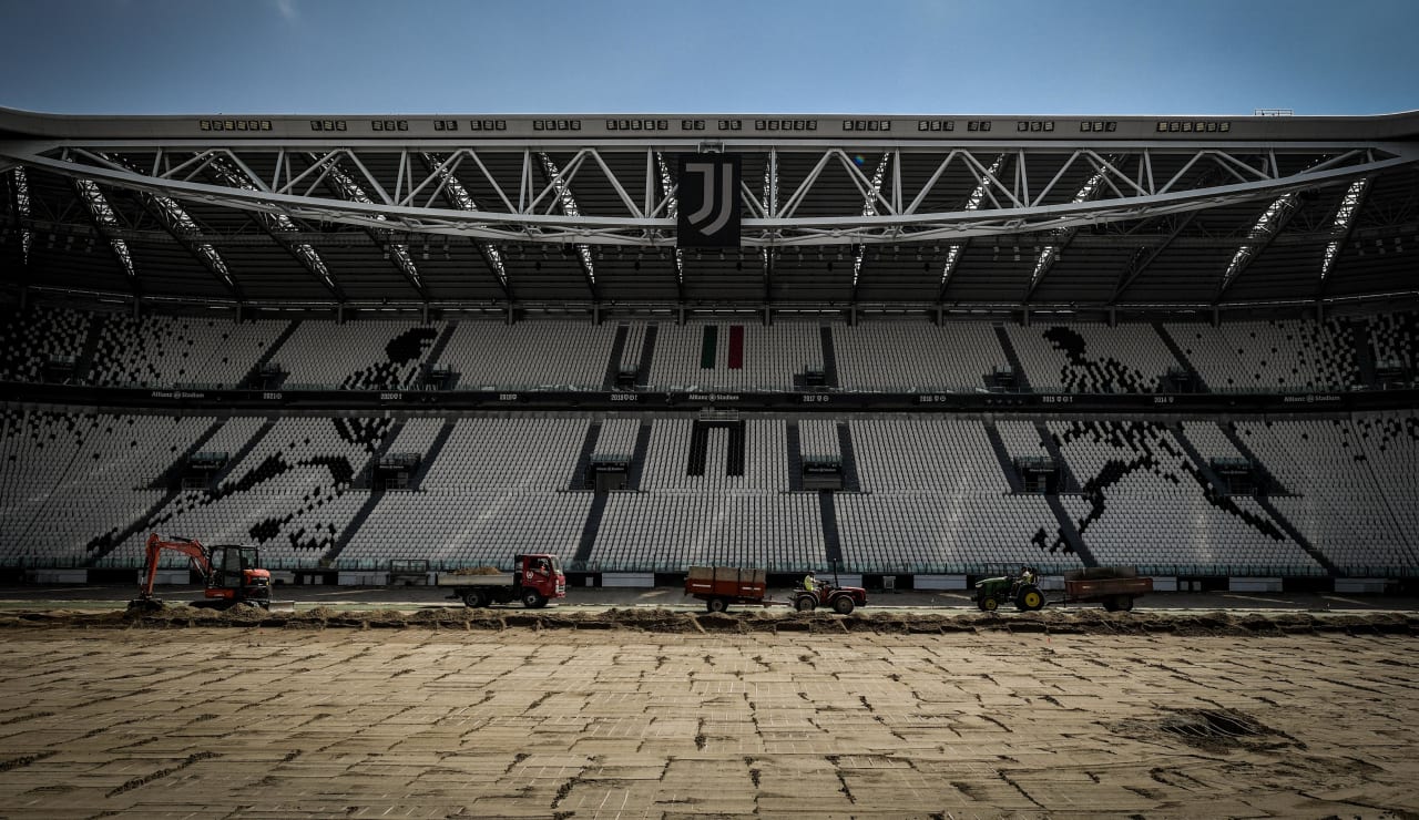 1280x740 Allianz Stadium undergoes work for a new field!