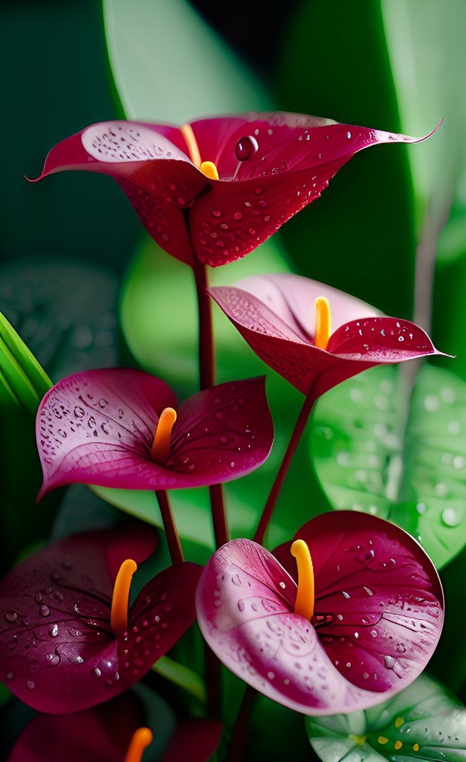 Anthurium Wallpapers - Top Free Anthurium Backgrounds - WallpaperAccess