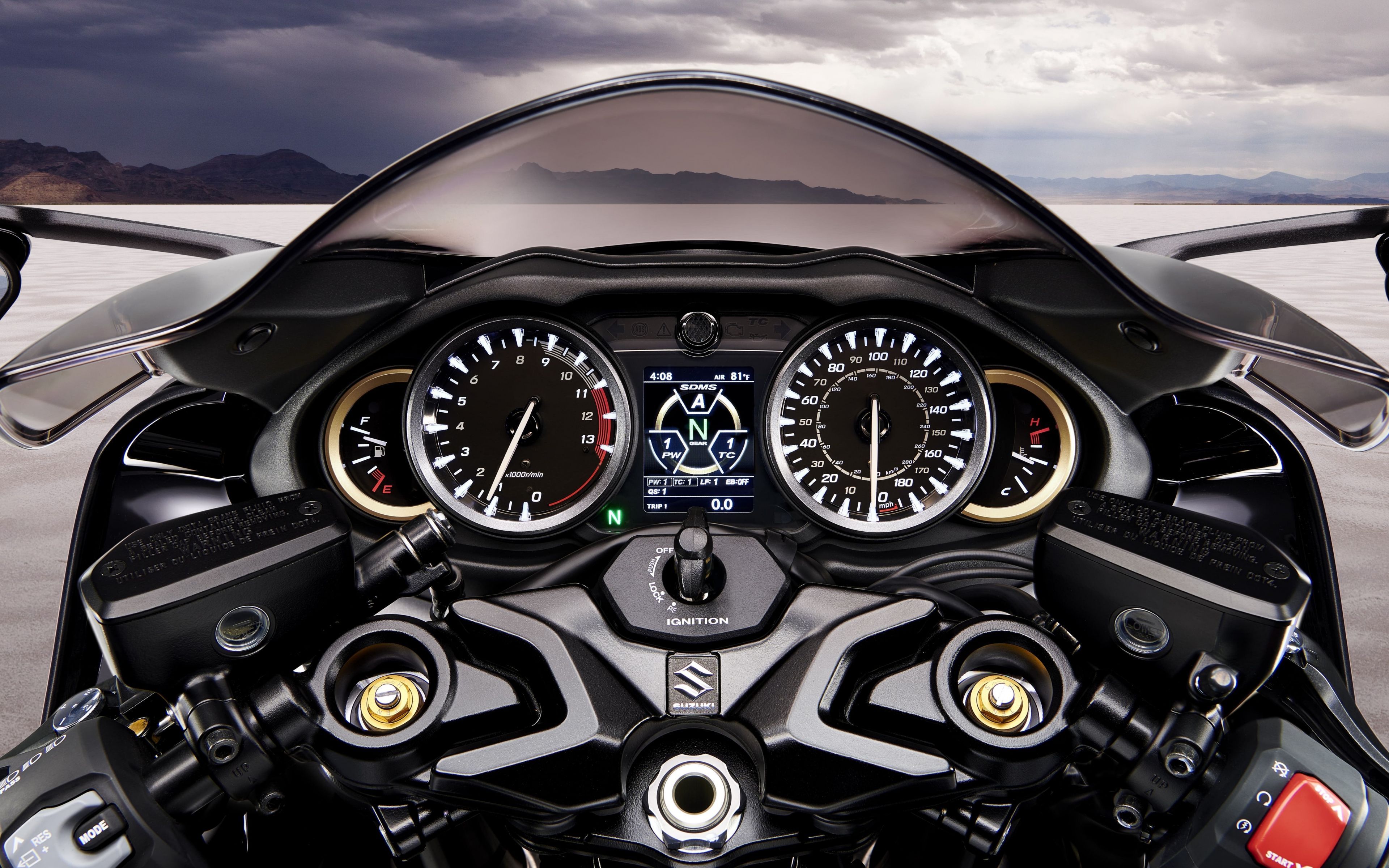3840x2400 Download wallpaper 3840x2400 suzuki hayabusa, bike's speedometer 4k wallaper, 4k ultra HD 16:10 wallpaper, 3840x2400 HD background, 28623