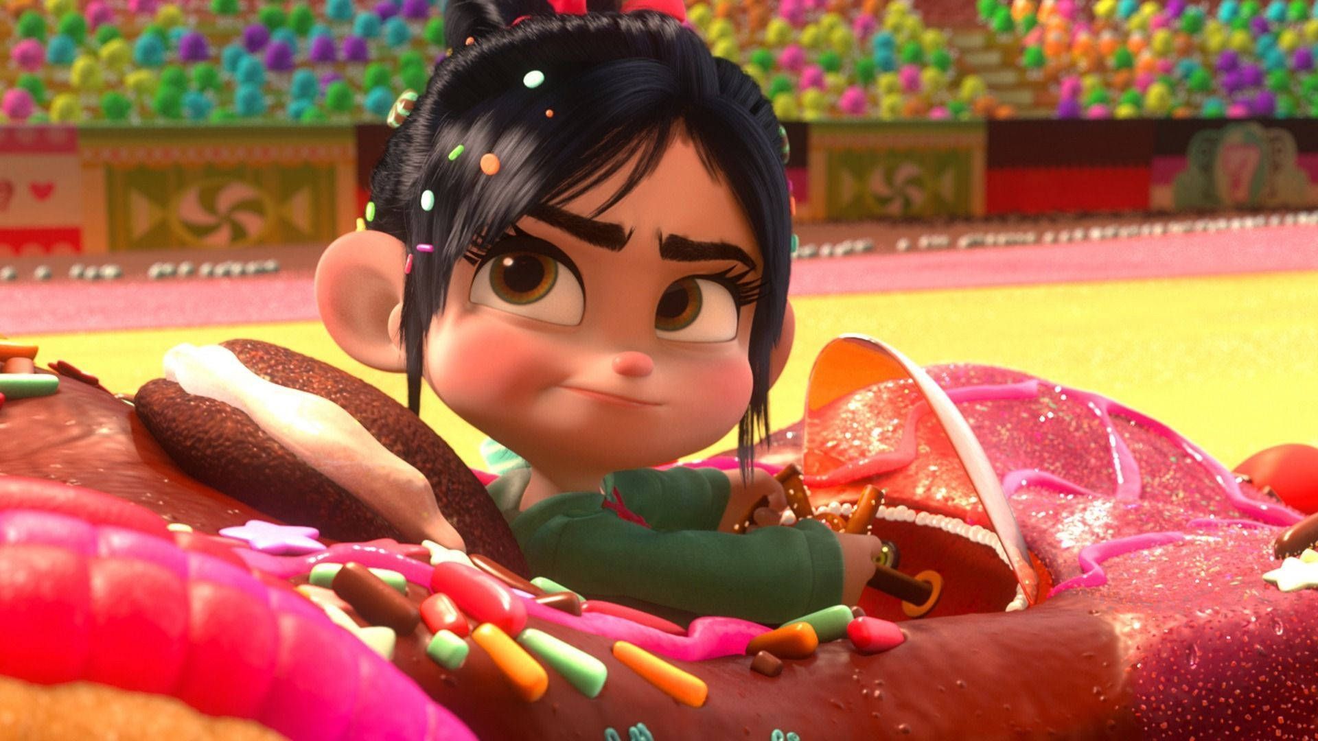 1920x1080 Download Wreck It Ralph Vanellope Candy Kart Wallpaper
