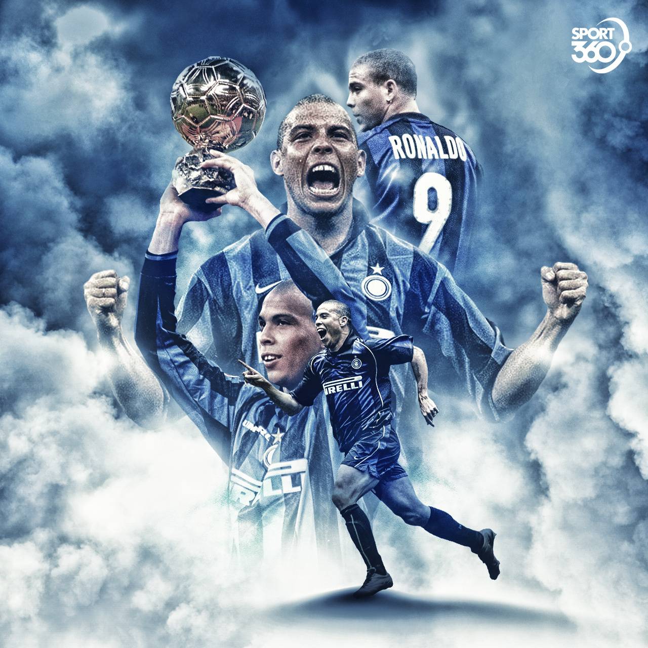 1280x1280 Ronaldo Inter Milan Wallpaper