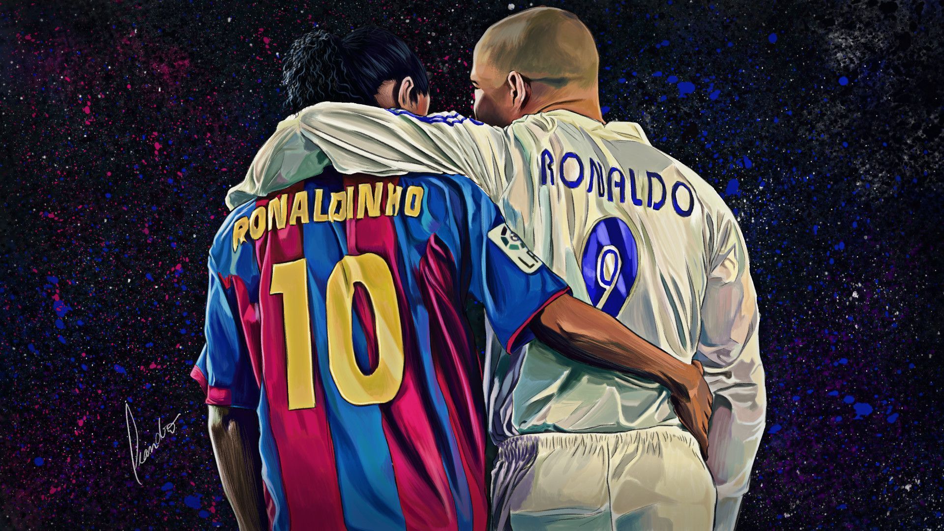 1920x1080 RONALDINHO WITH RONALDO R9!. Ronaldo, Ronaldo ronaldinho, Football