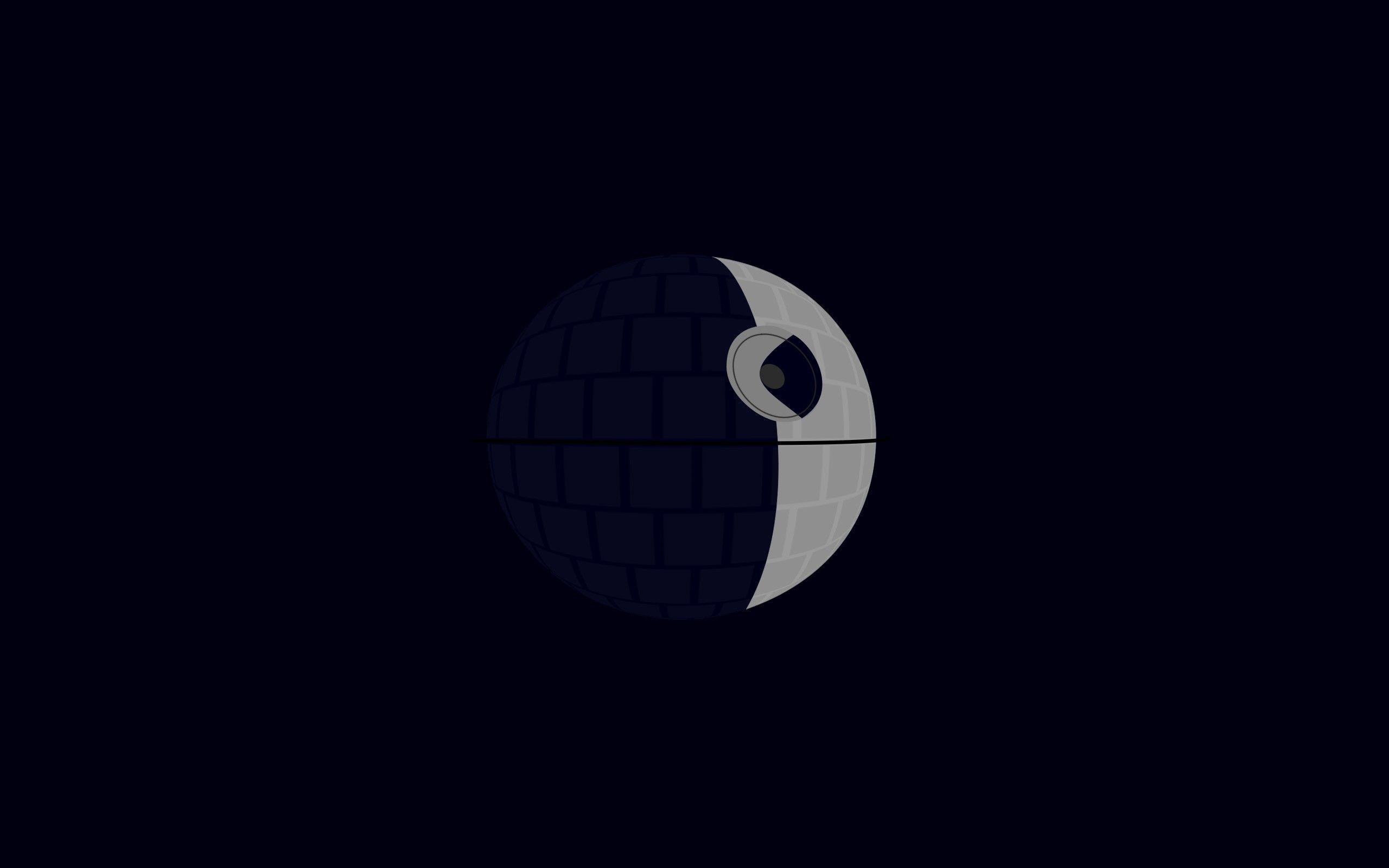 2560x1600 minimalism star wars death star wallpaper and background