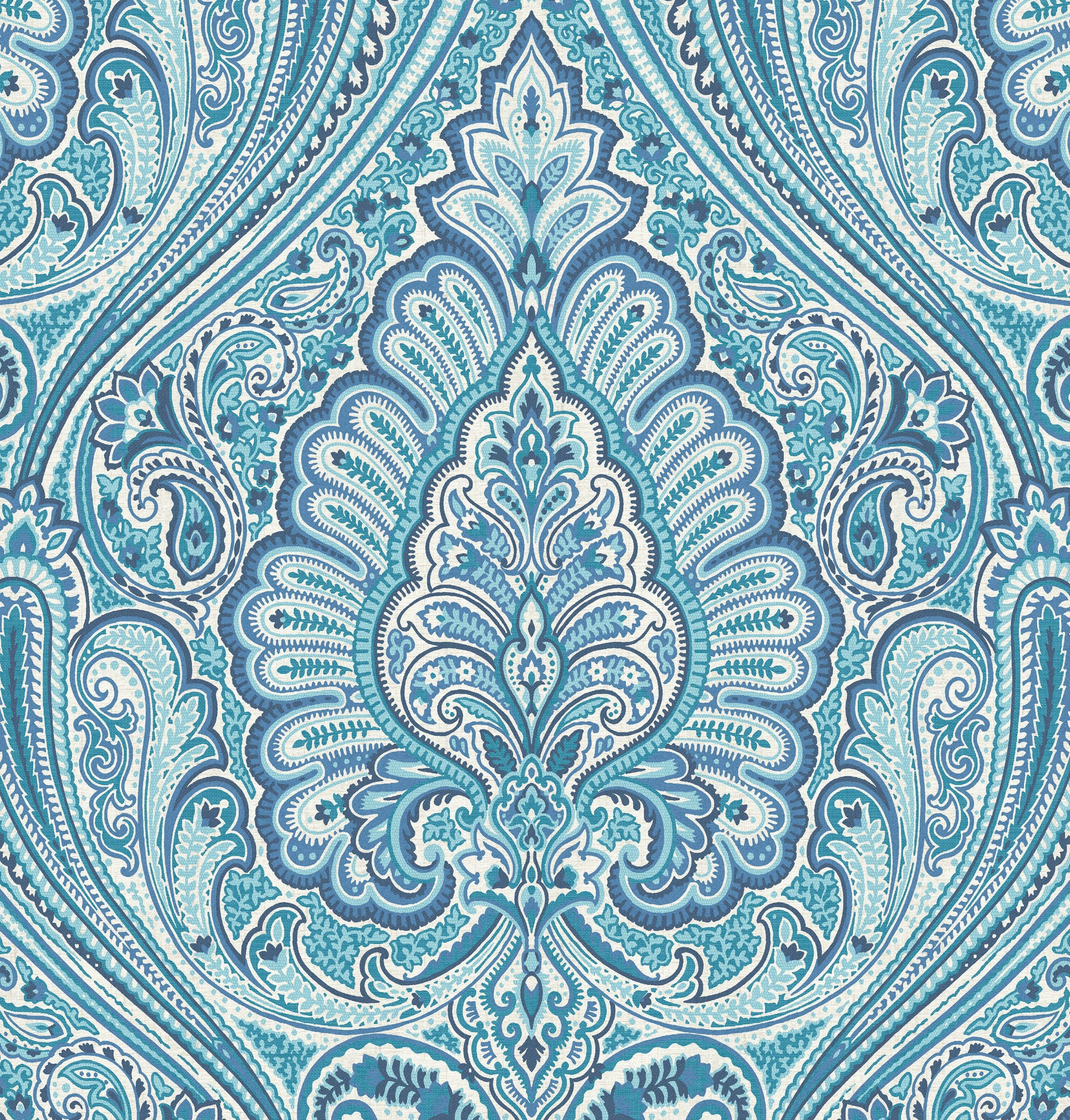 2756x2886 Damask Paisley Wallpaper 'bohemia' / Designer