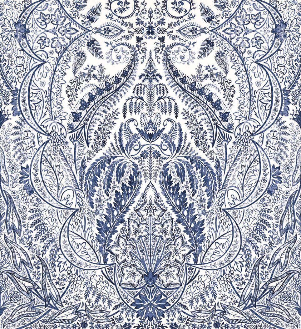 964x1052 Damask Resource Library Jaipur Paisley Wallpaper Mural
