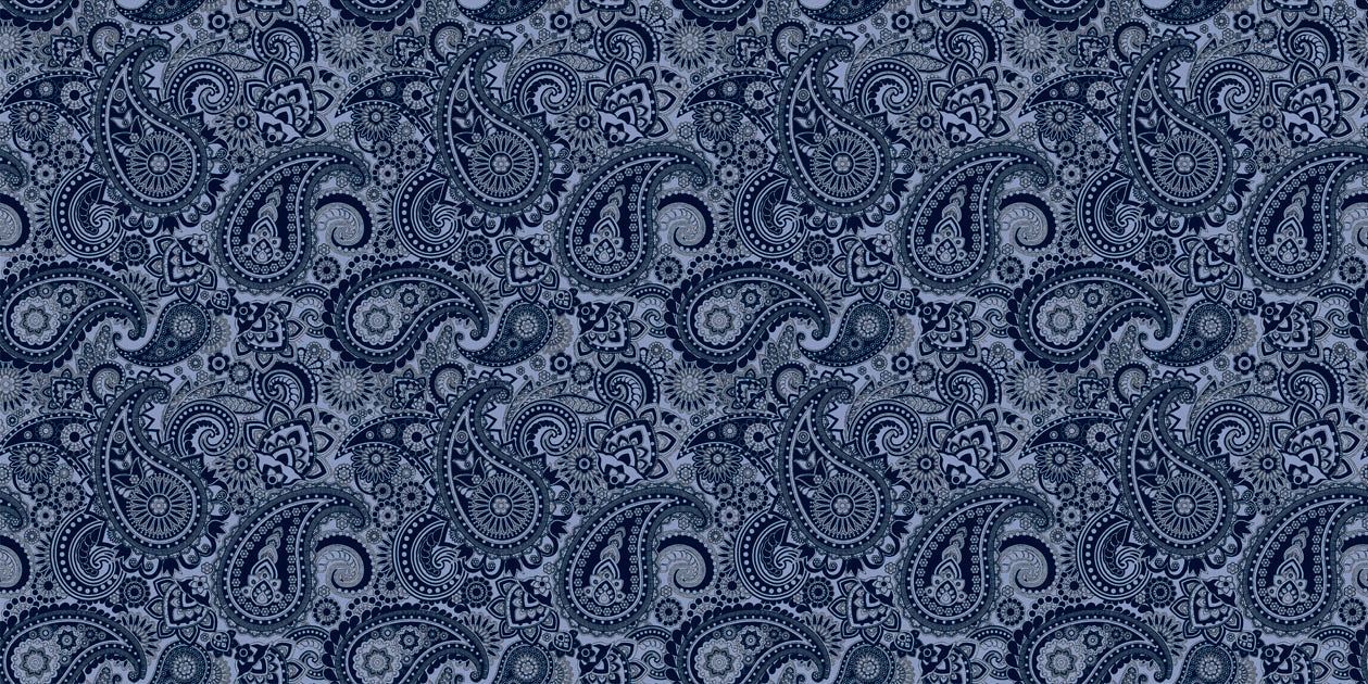 1259x630 Pickguard Sheet Blue Paisley
