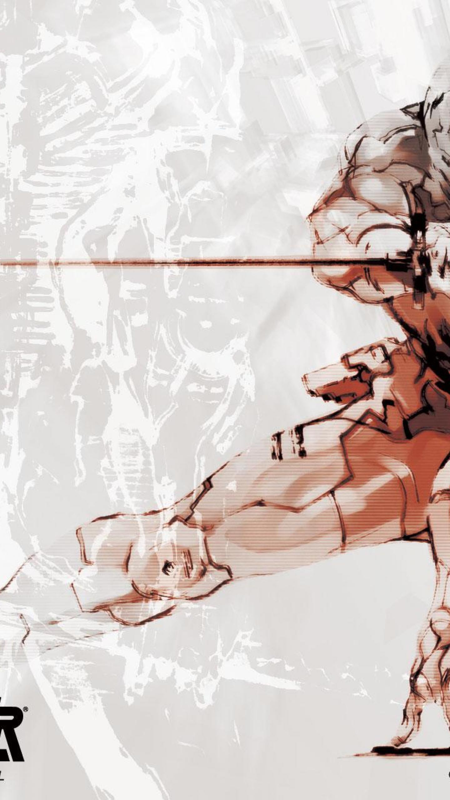1440x2560 Grey fox Cyborg ninja Video game Metal gear solid Metal gear HD