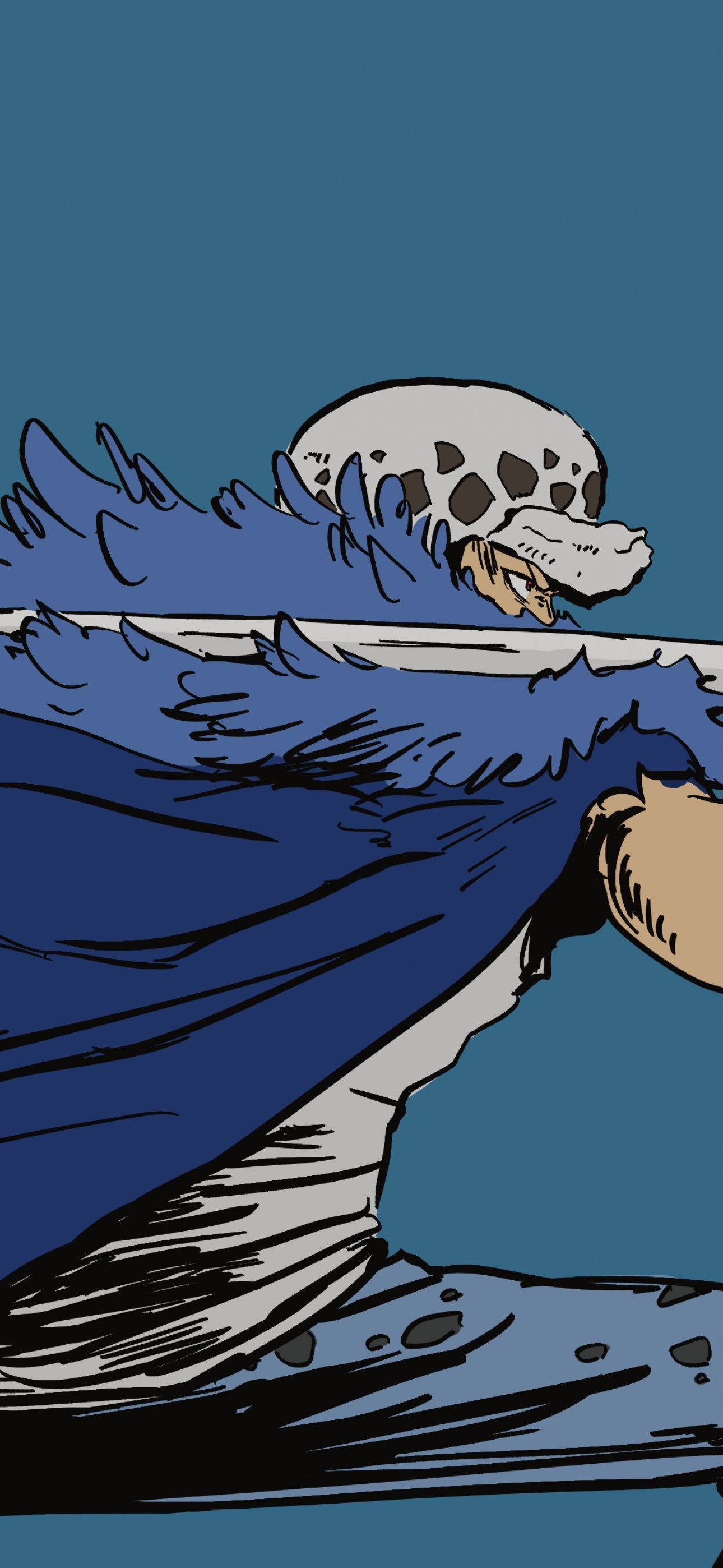 1290x2796 Trafalgar Law Wallpaper 4K, One Piece