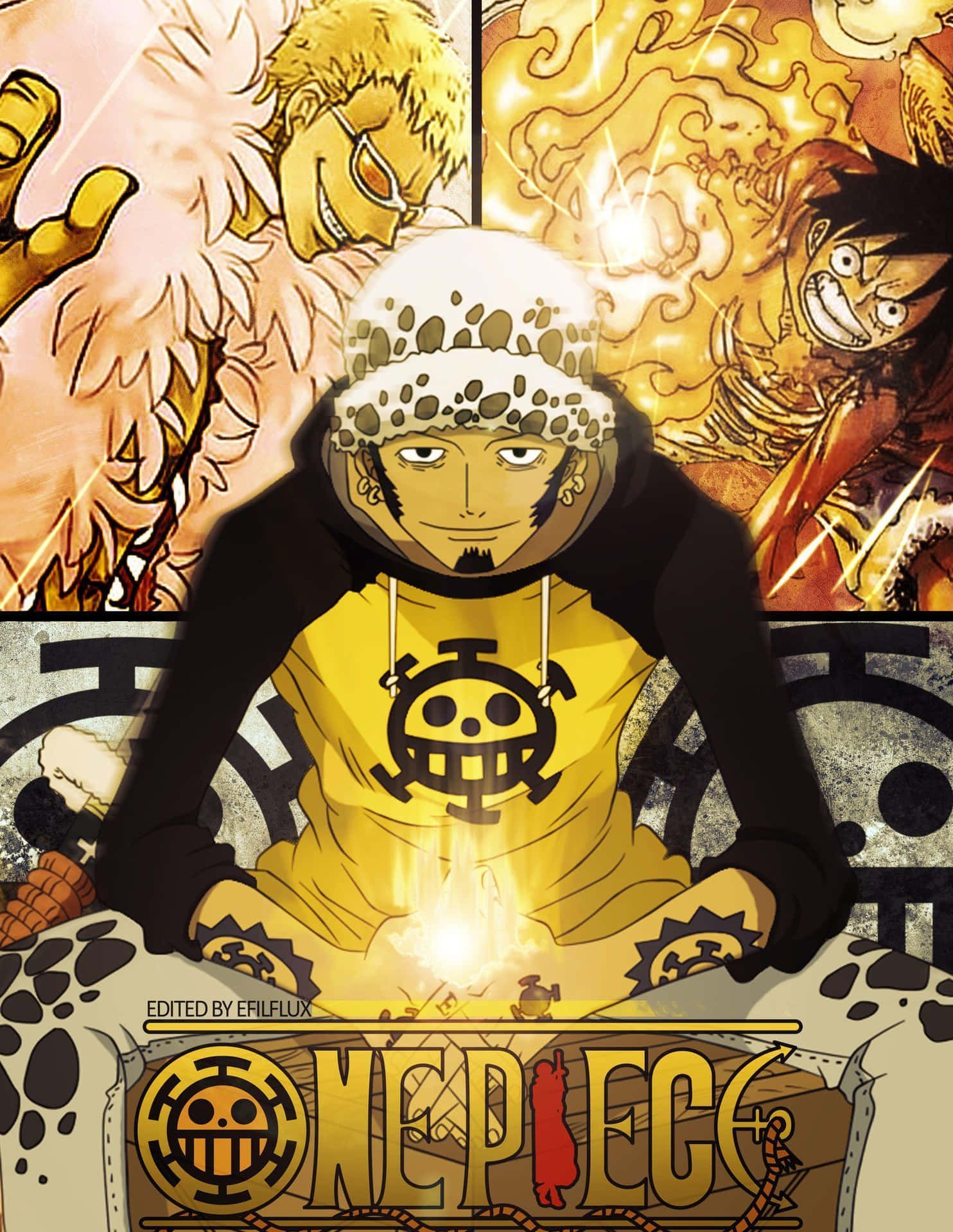 1484x1920 Download Trafalgar Law: One Piece Heartless Pirate of Nightmares Wallpaper