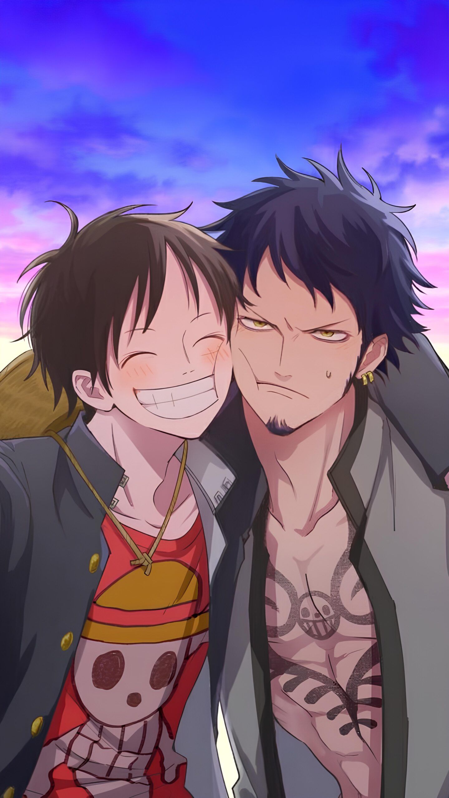 1440x2560 Law and luffy Wallpaper Law and luffy Wallpaper [ HQ ]