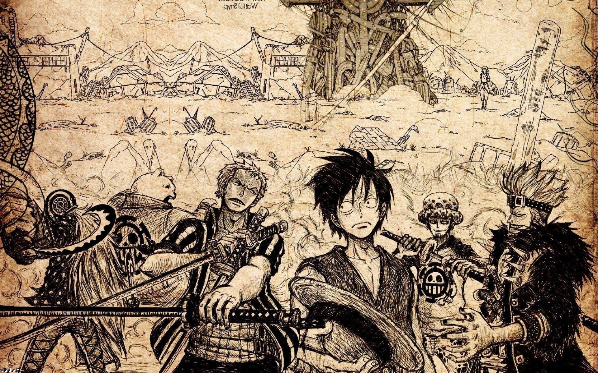 1920x1200 One Piece Law Wallpaper