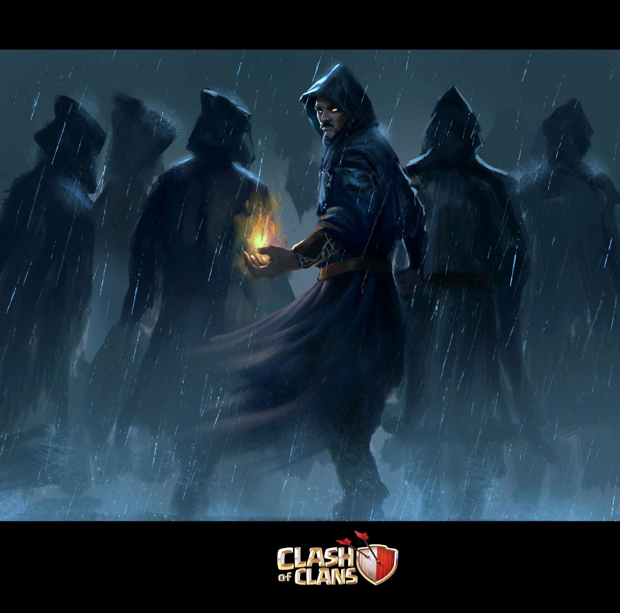clash of clans wallpaper wizard