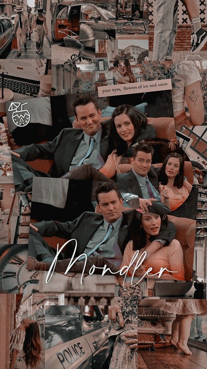 720x1282 lockscreen wallpaper mondler (monica geller e chandler bing). Friends tv, Friends moments, Friends wallpaper