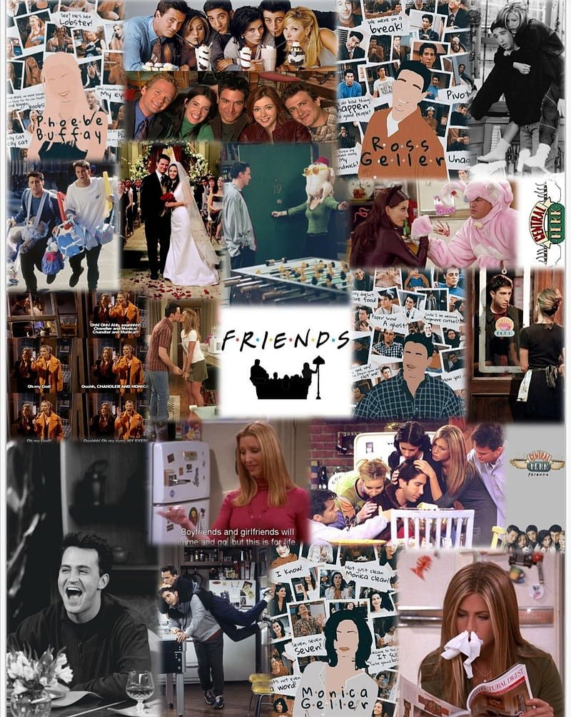 800x1004 Friends, chandler, friends, joey, joey tribbiani, monica, pheobe, pheobe buffay, HD phone wallpaper