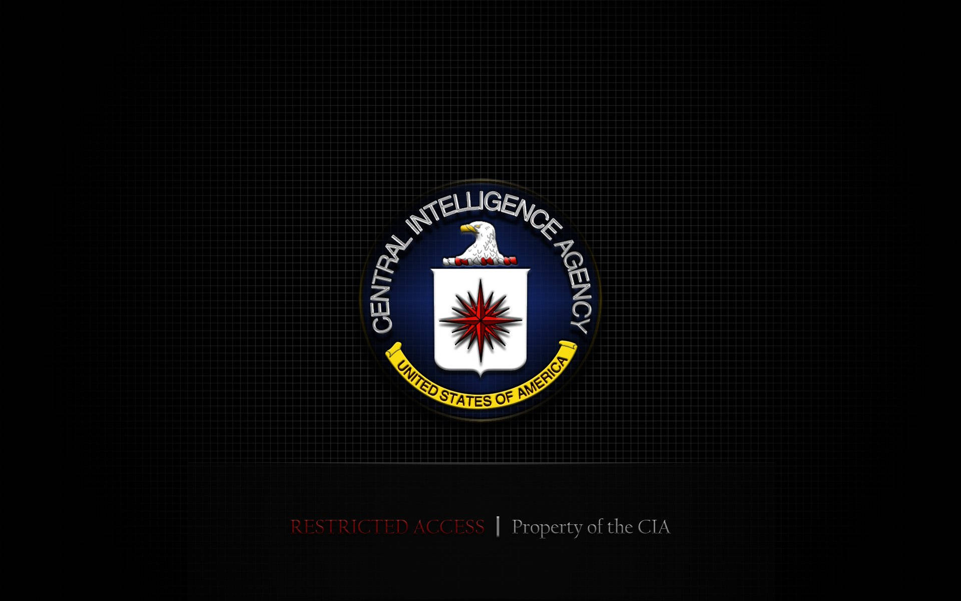1920x1200 Download Cia Logo Restricted Access Wallpaper