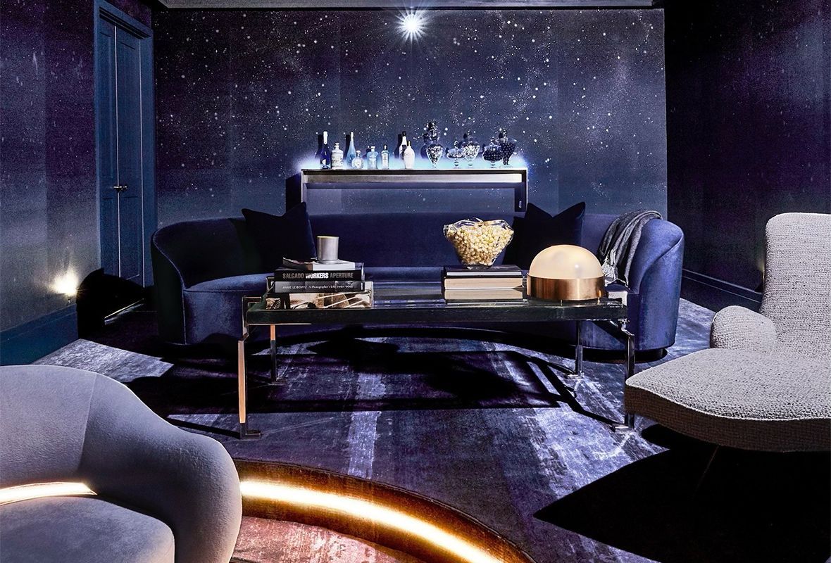 1180x800 Sag Harbor Home Theatre​. Residential Project. LAB. The Rug Company