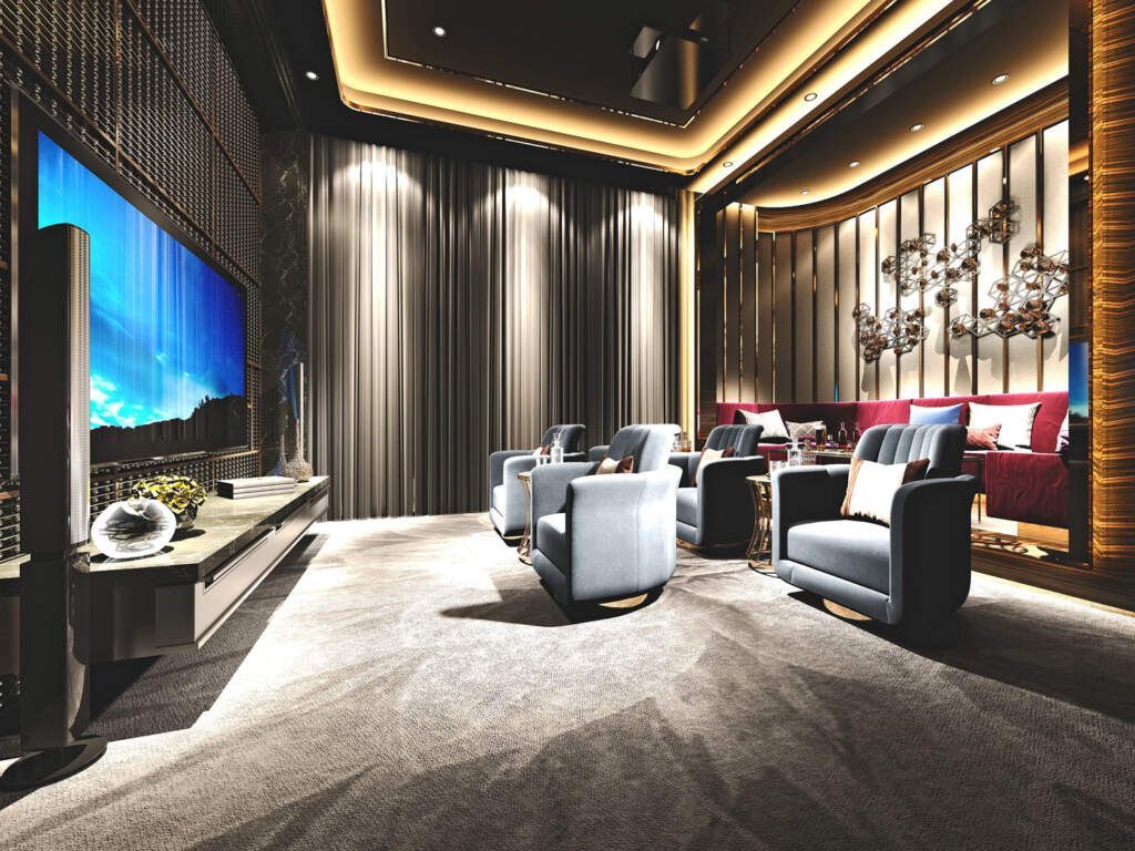 1024x768 Basement Theatre Renovation Ideas