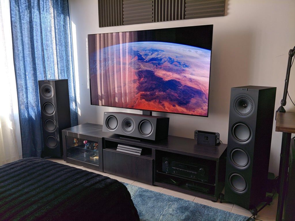 1024x768 Appartment home theater setup (in progress) : hometheater. Home theater setup, Home cinema room, Home theater rooms