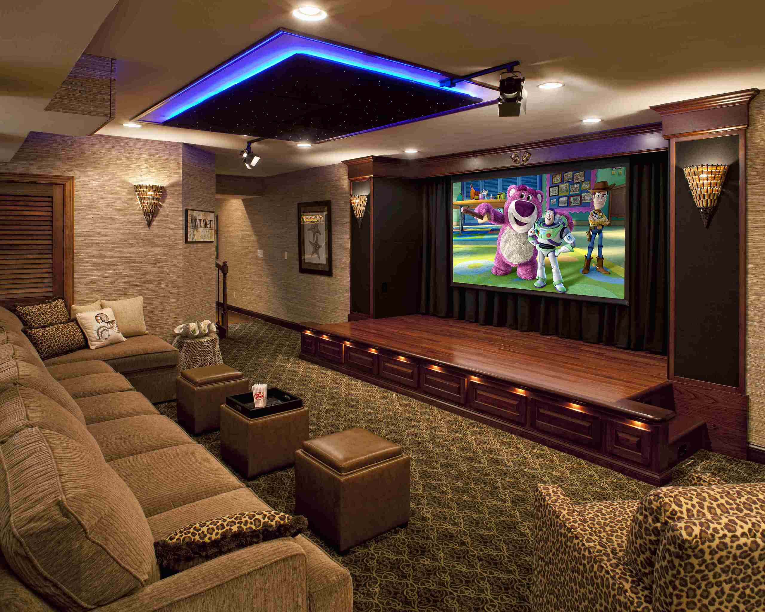 2560x2048 Home Theater with Gray Walls Ideas You'll Love, 2023
