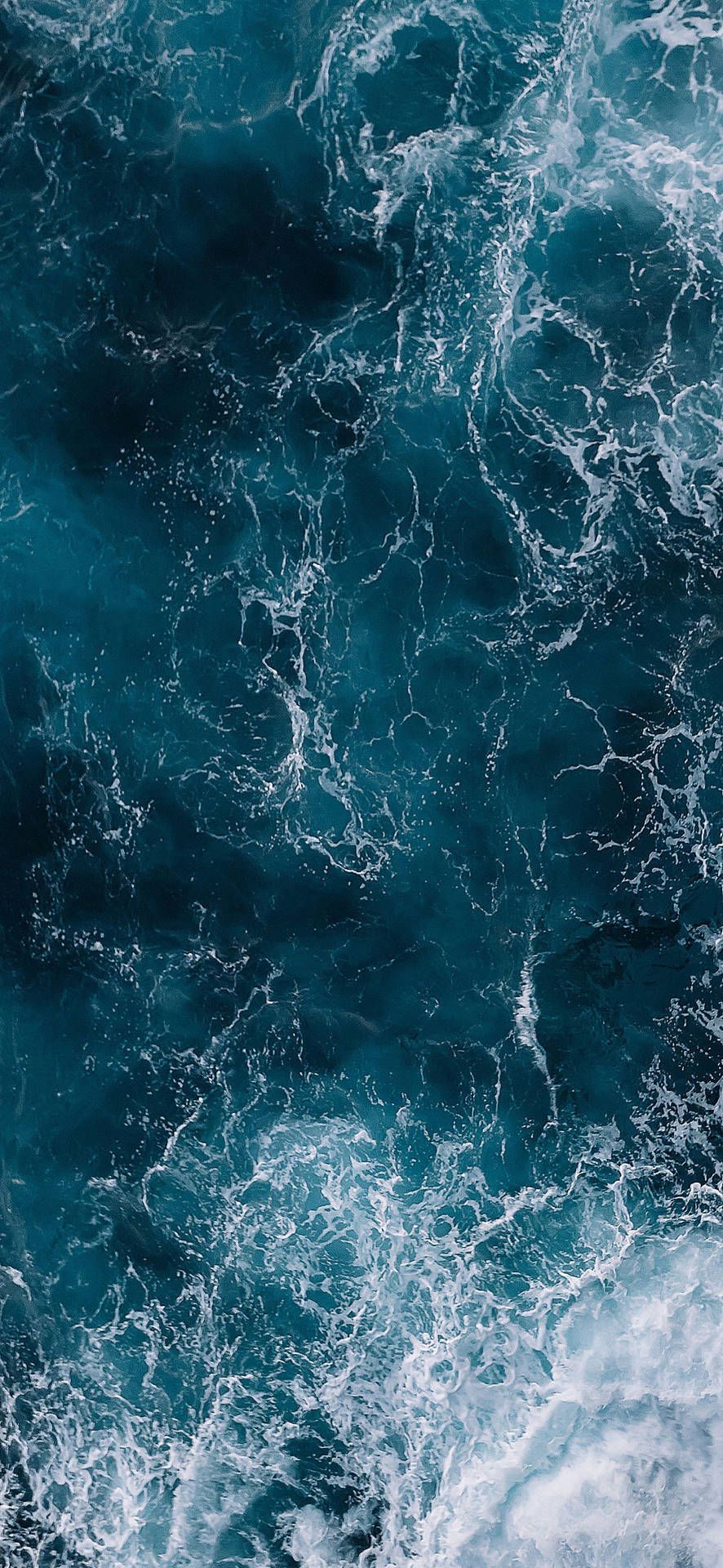 886x1920 Download Realme 7 Pro Foamy Ocean Water Wallpaper