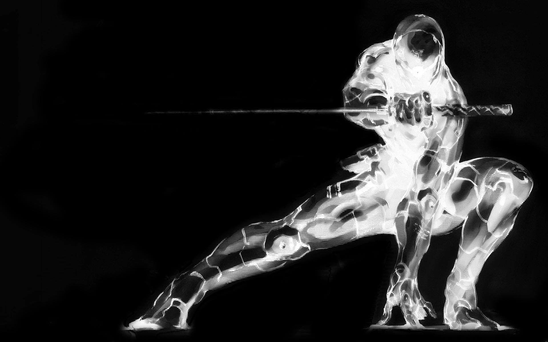 1920x1200 Ninjas Metal Gear Solid Gray Fox wallpaperx1200