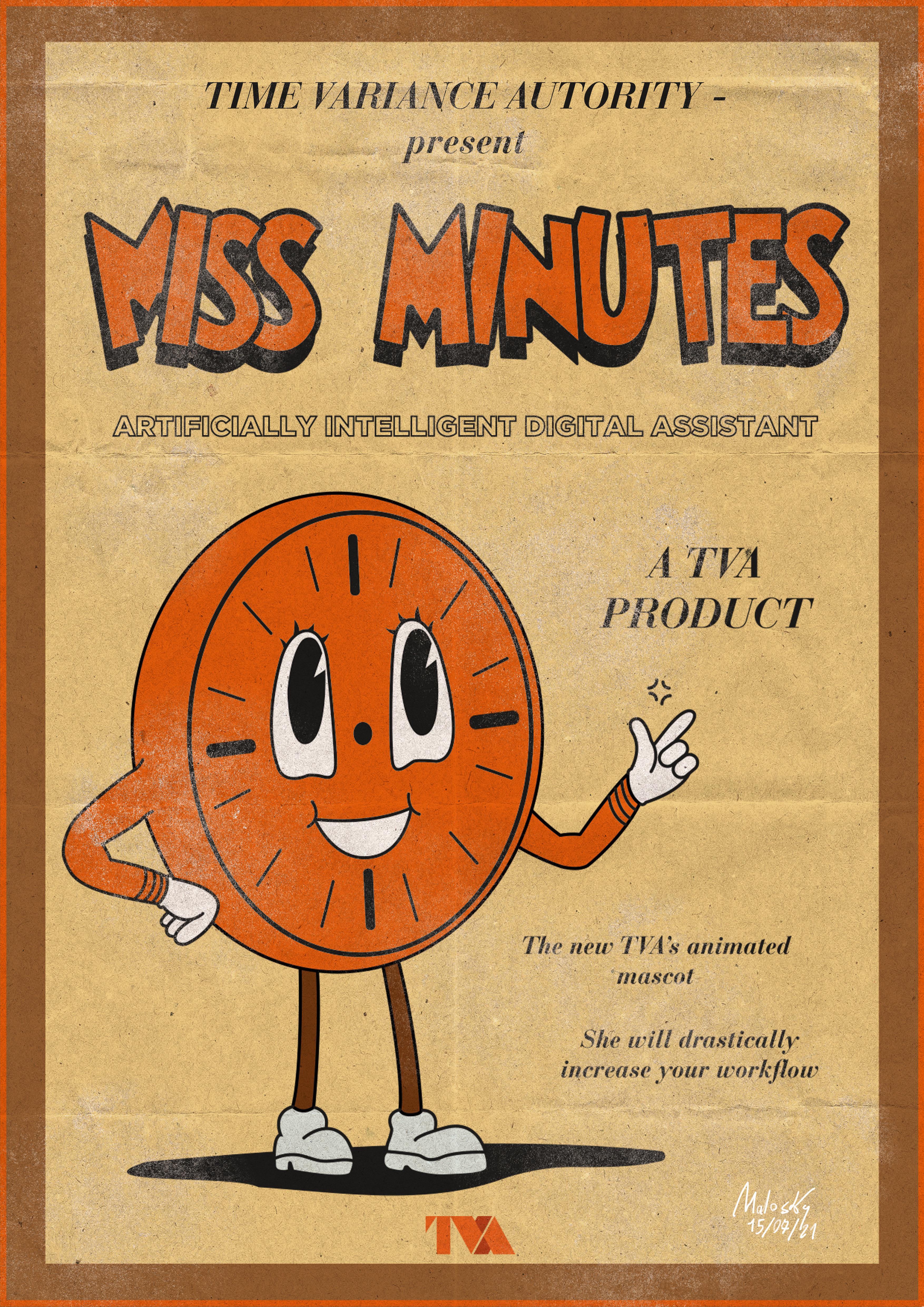 3508x4961 My Miss Minutes art