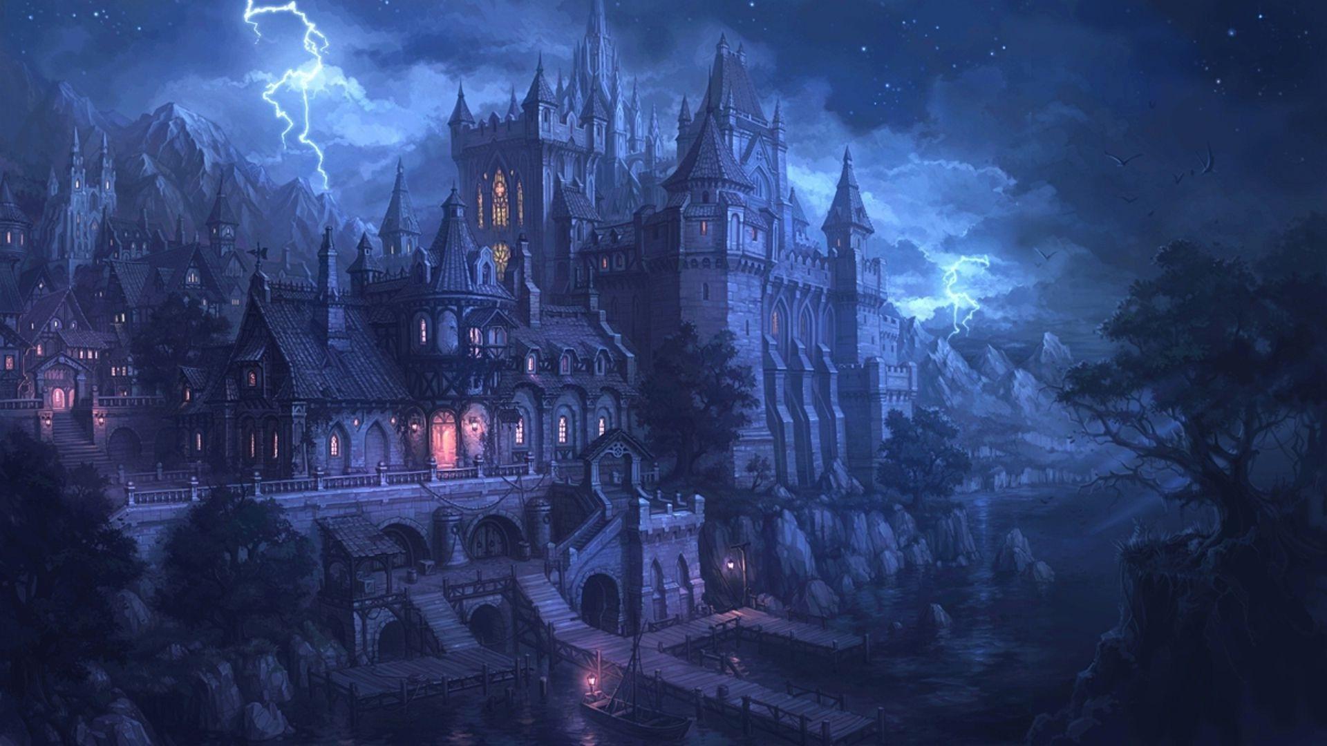 1920x1080 artwork, Fantasy Art, Spooky, Gothic Wallpaper HD / Desktop