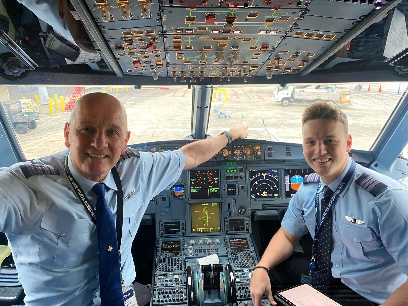 1600x1200 Age 65 retirement grounds JetBlue Pilot after a final flight with his son as first officer Points Guy