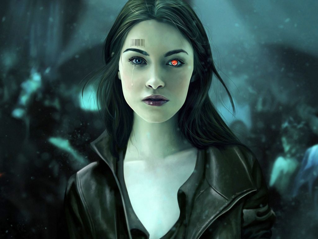 1024x768 Wallpaper Cyborg Girl, Sci Fi, Art Desktop Wallpaper, HD Image, Picture, Background, 49b153