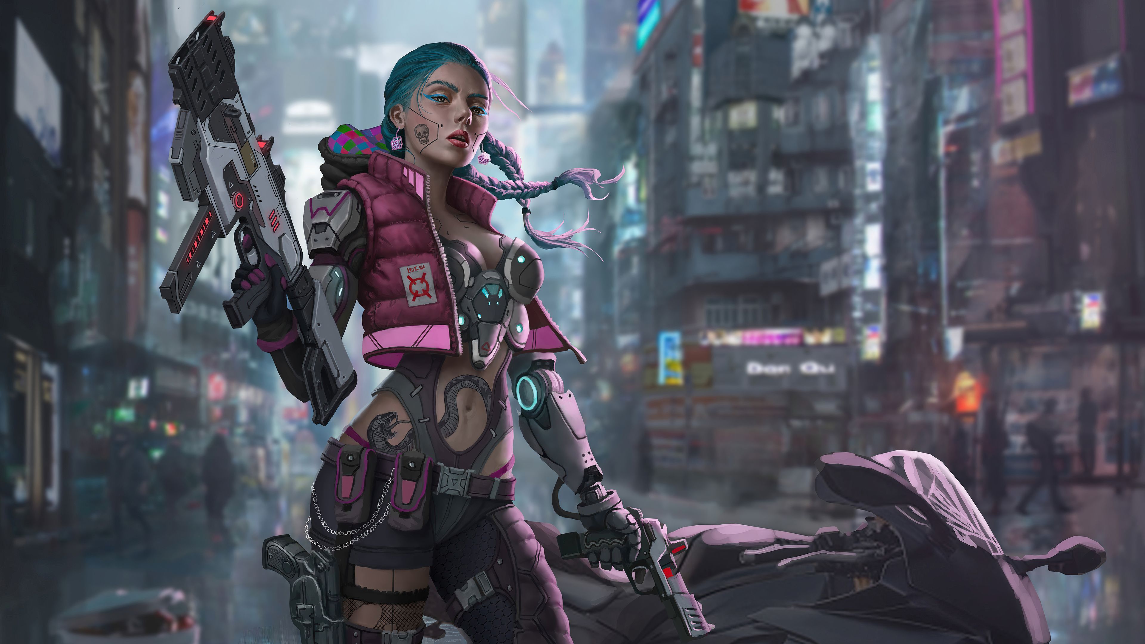 3840x2160 Sci Fi Women Warrior 4k Ultra HD Wallpaper