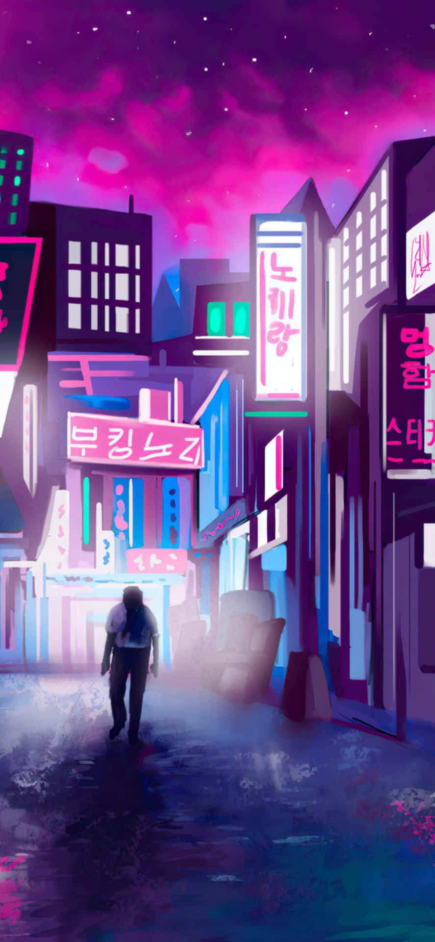 887x1920 Download Imagining The Future, Retro Style Wallpaper