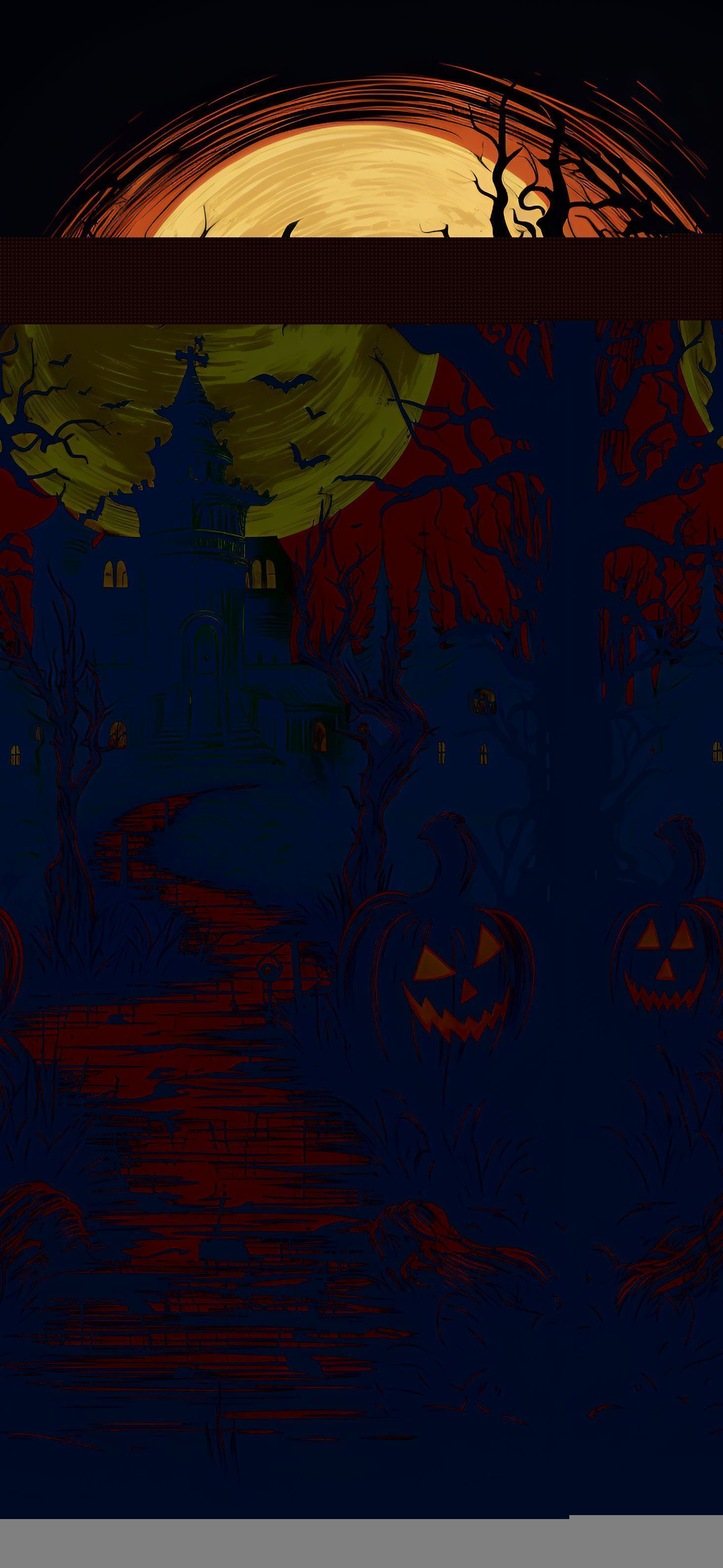 1463x3171 Halloween Retro Style Dark Wallpaper Halloween Wallpaper