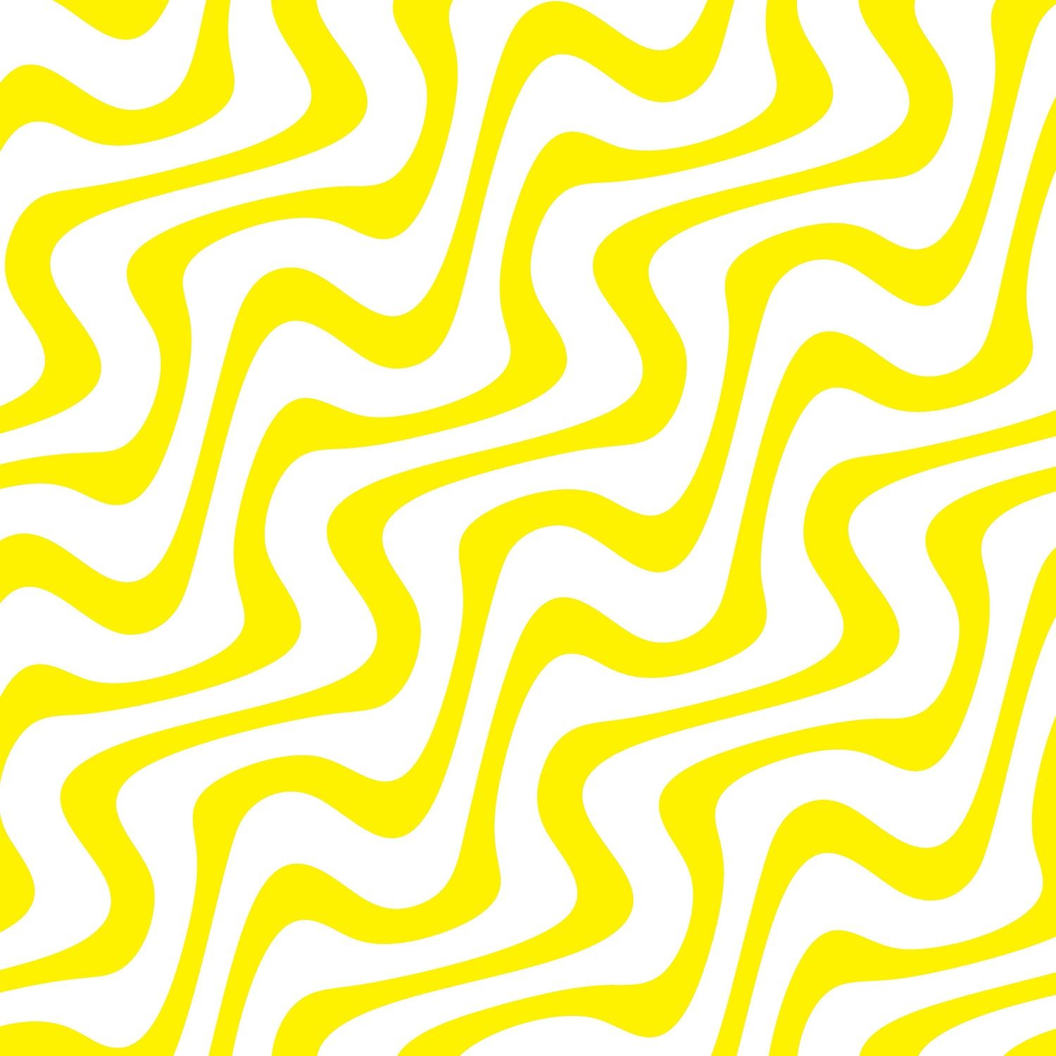 1500x1500 Yellow Retro Wallpaper