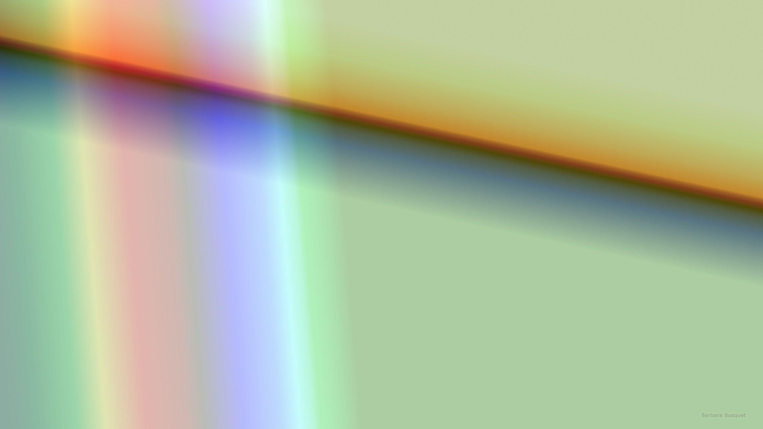 2560x1440 Abstract line and rainbow HD Wallpaper
