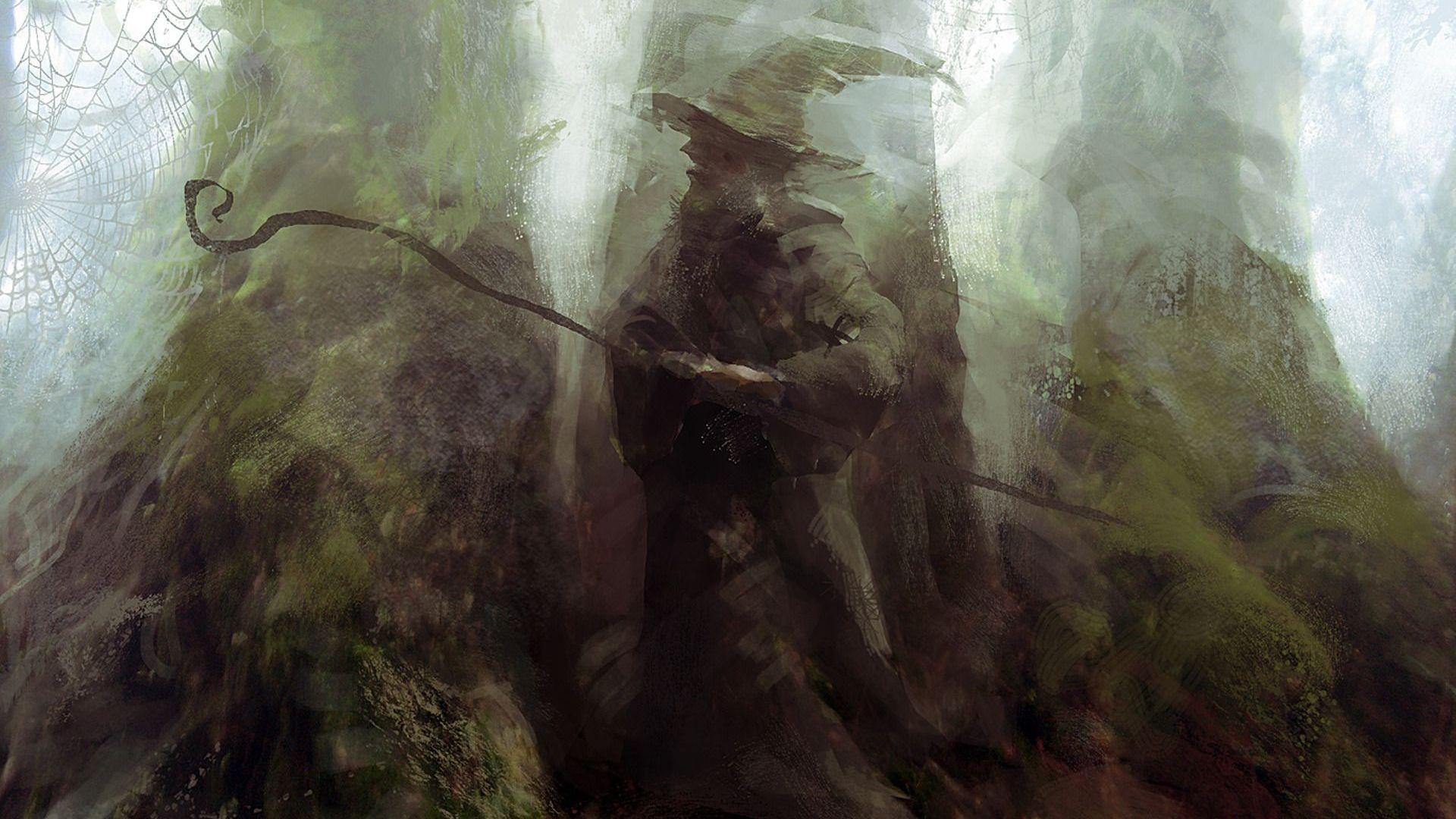 mystical forest wallpaper wizard