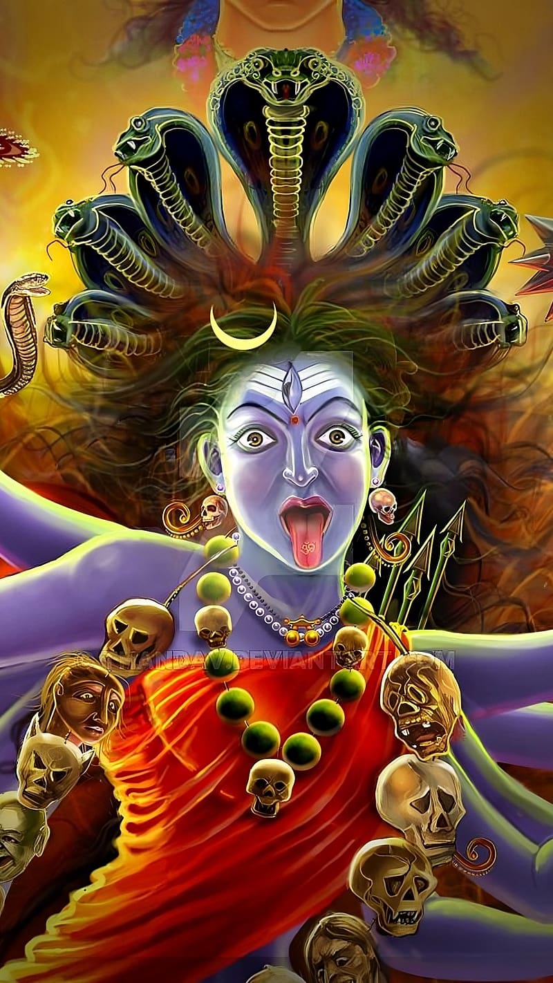 800x1422 Kali Maa, maa kali, HD phone wallpaper