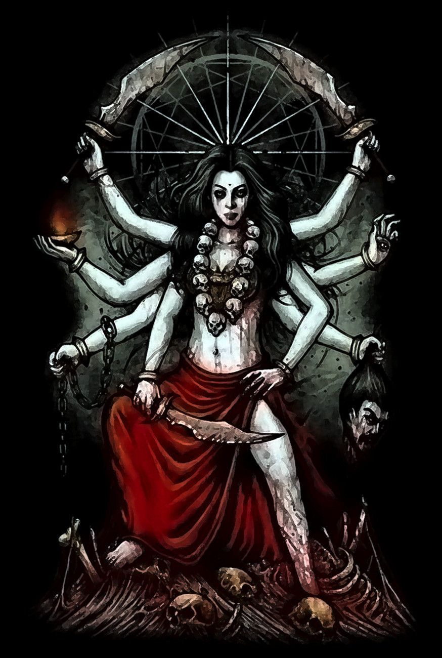 874x1300 Mahakali. Kali goddess, Kali hindu, Goddess art