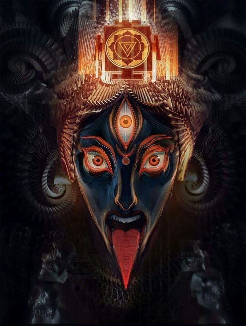 800x1059 Mahakali, goddess, hindu, HD phone wallpaper