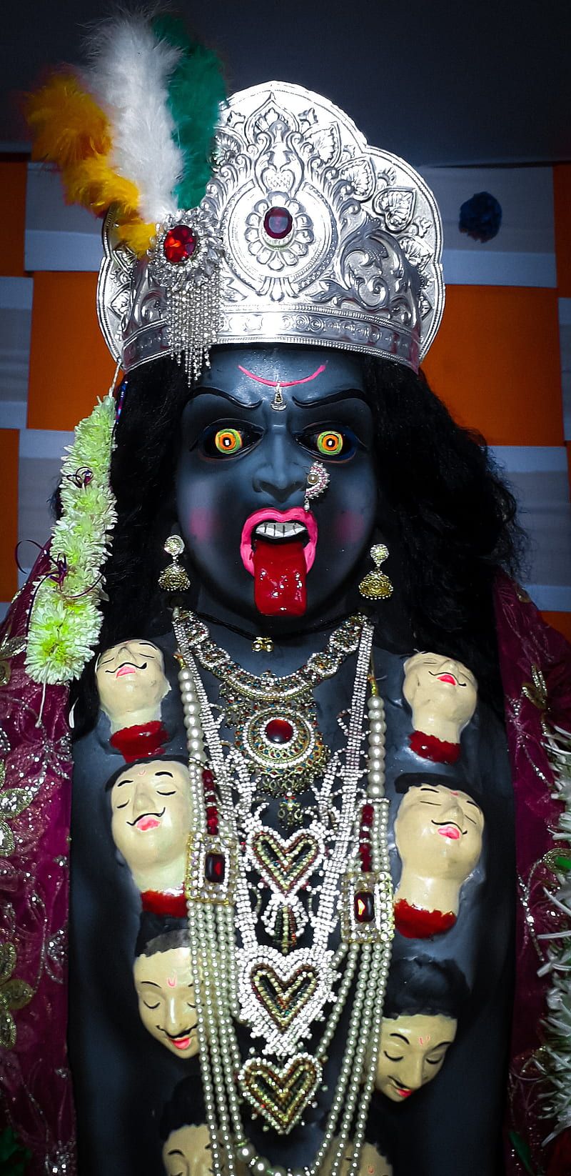 800x1646 Mahakali, navaratri, HD phone wallpaper