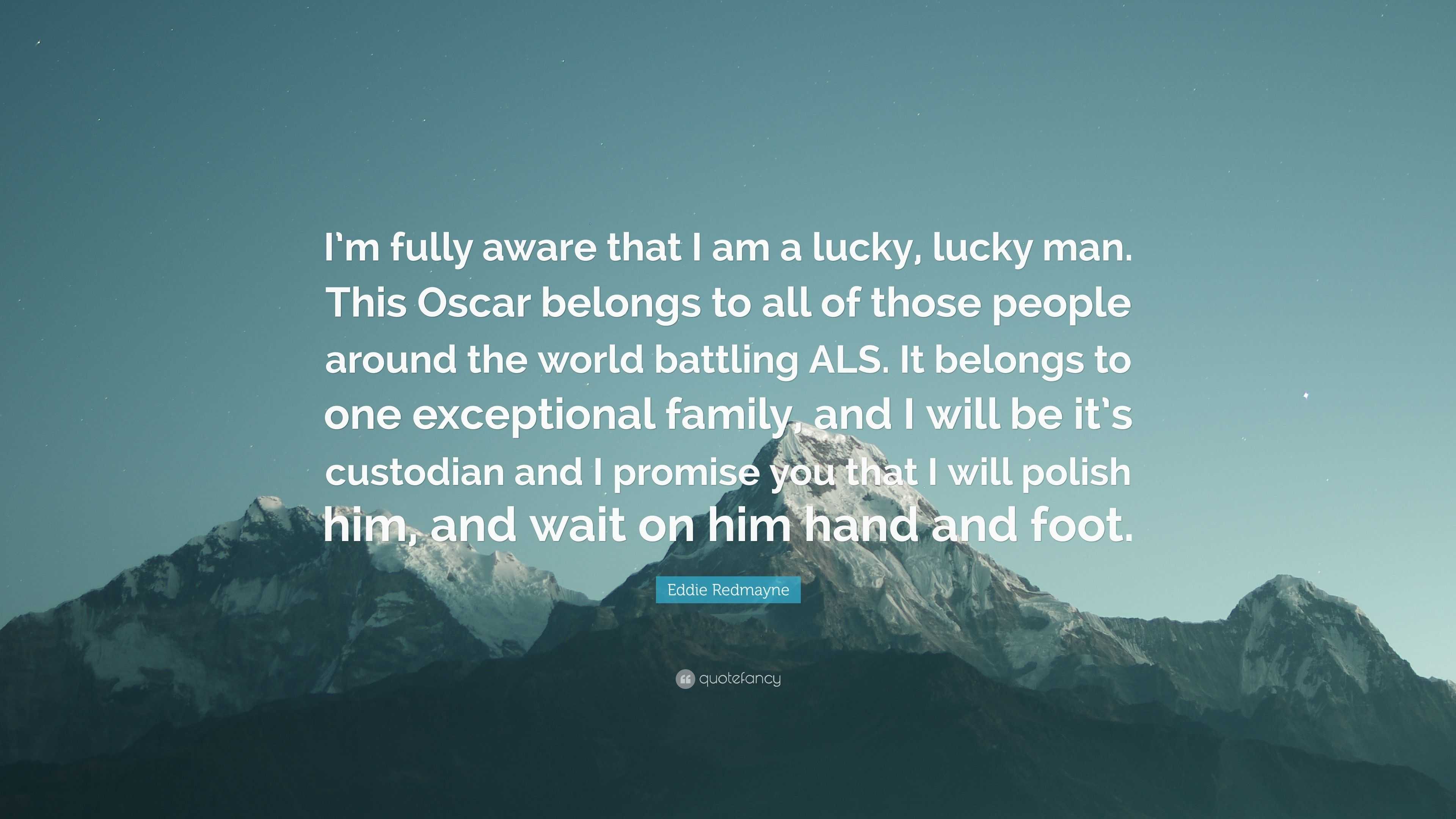 3840x2160 Eddie Redmayne Quote: “I'm fully aware