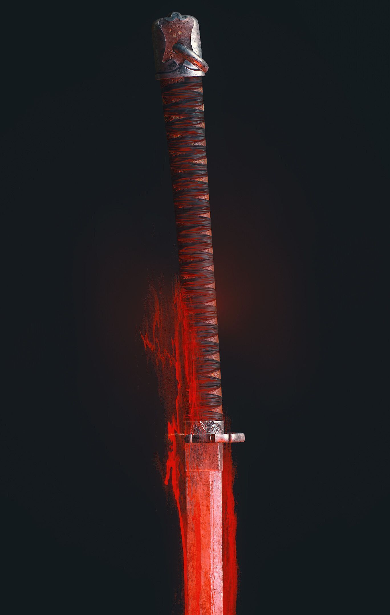 1368x2160 Katana Phone Wallpaper