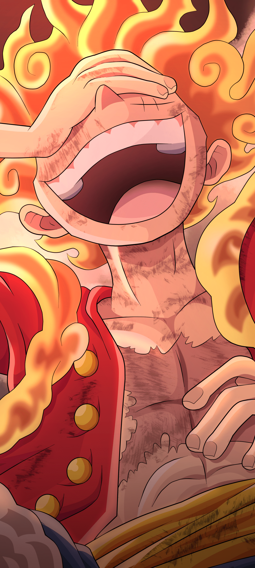 Bulehya on X: Luffy Gear 5 Wallpaper #onepiece #gear5 #ルフィ   / X