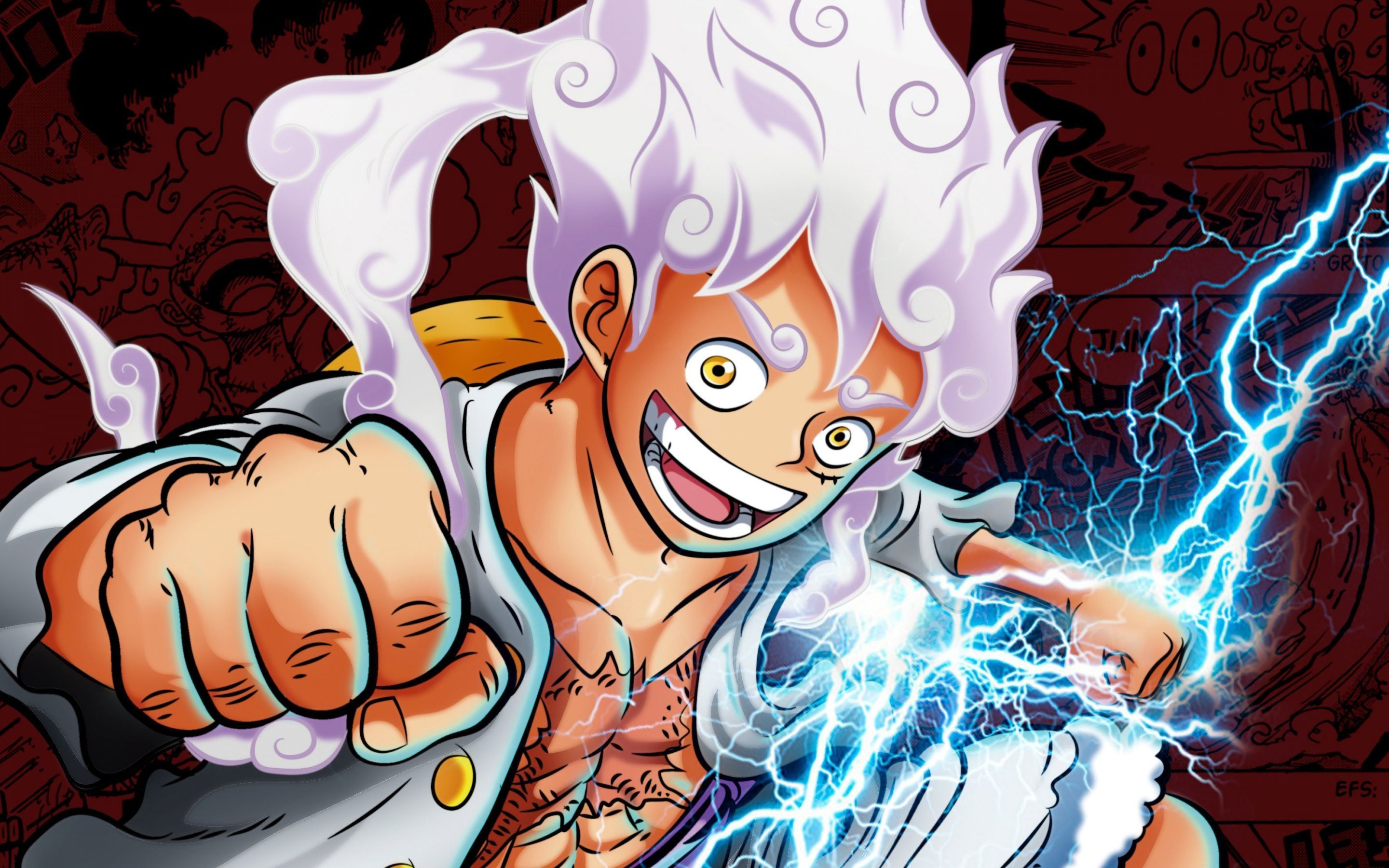 2880x1800 Gear 5 Wallpaper 4K, Luffy, One Piece
