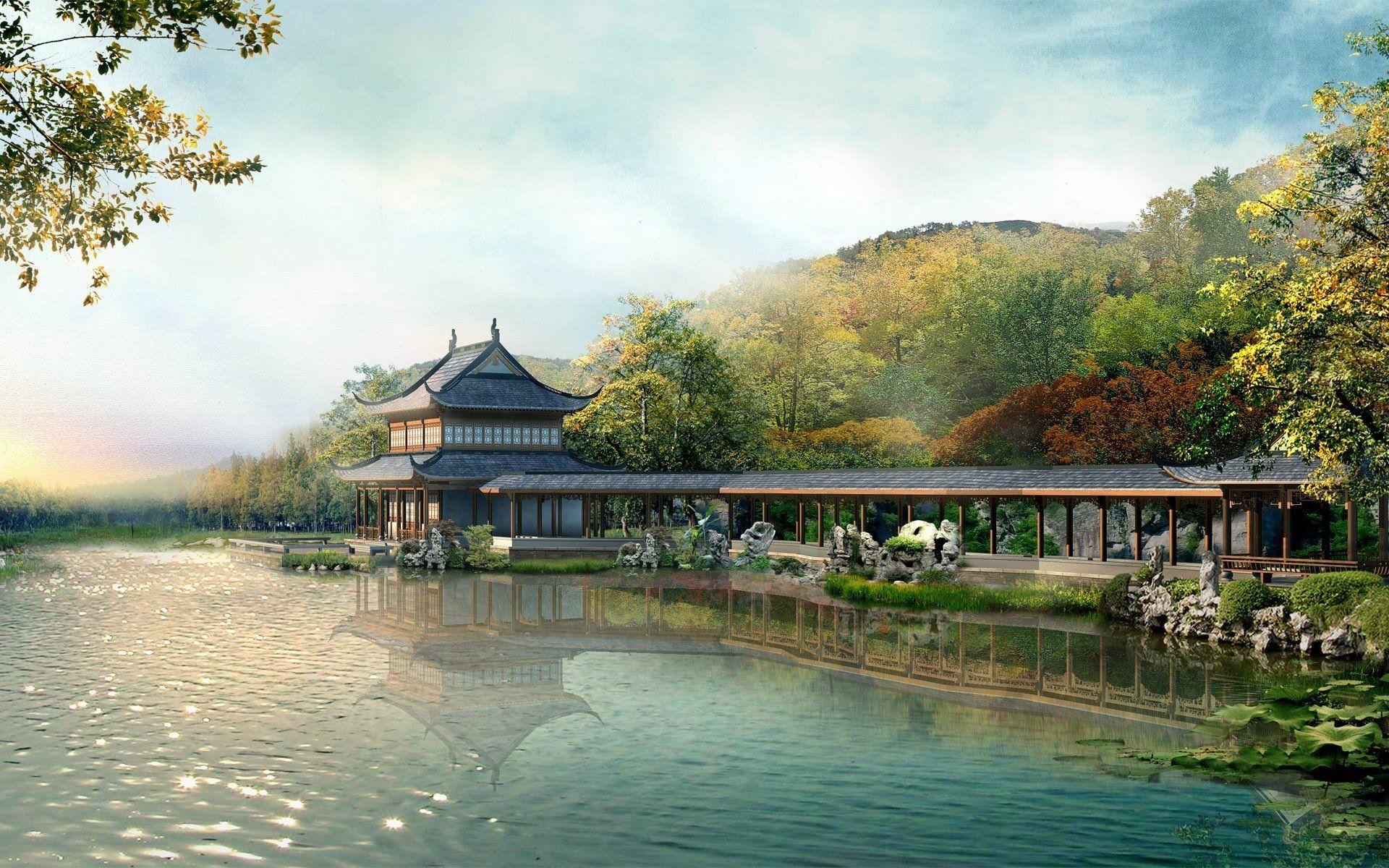 1920x1200 Oriental Wallpaper
