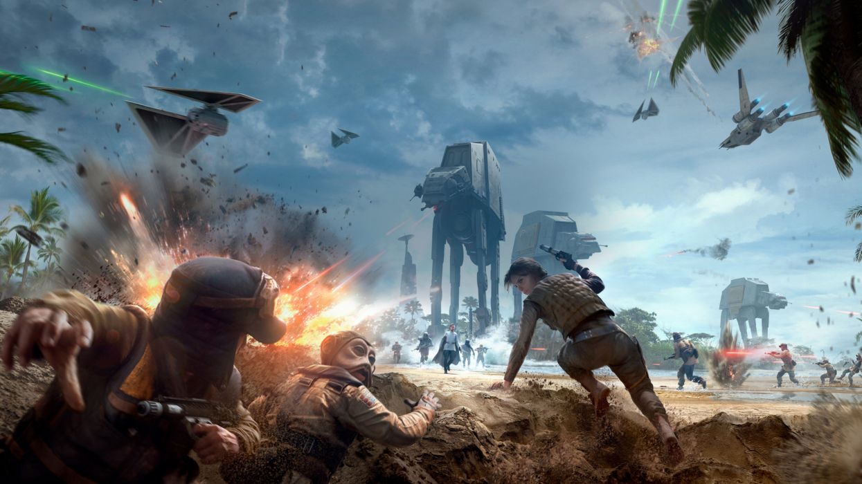 1245x700 Star Wars Battlefront Rogue One Scarif 4k 5120x2880 Wallpaperx2880