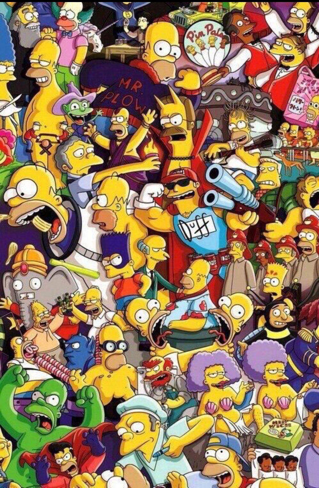 The Simpsons Characters Iphone Wallpapers Top Free The Simpsons Characters Iphone Backgrounds Wallpaperaccess