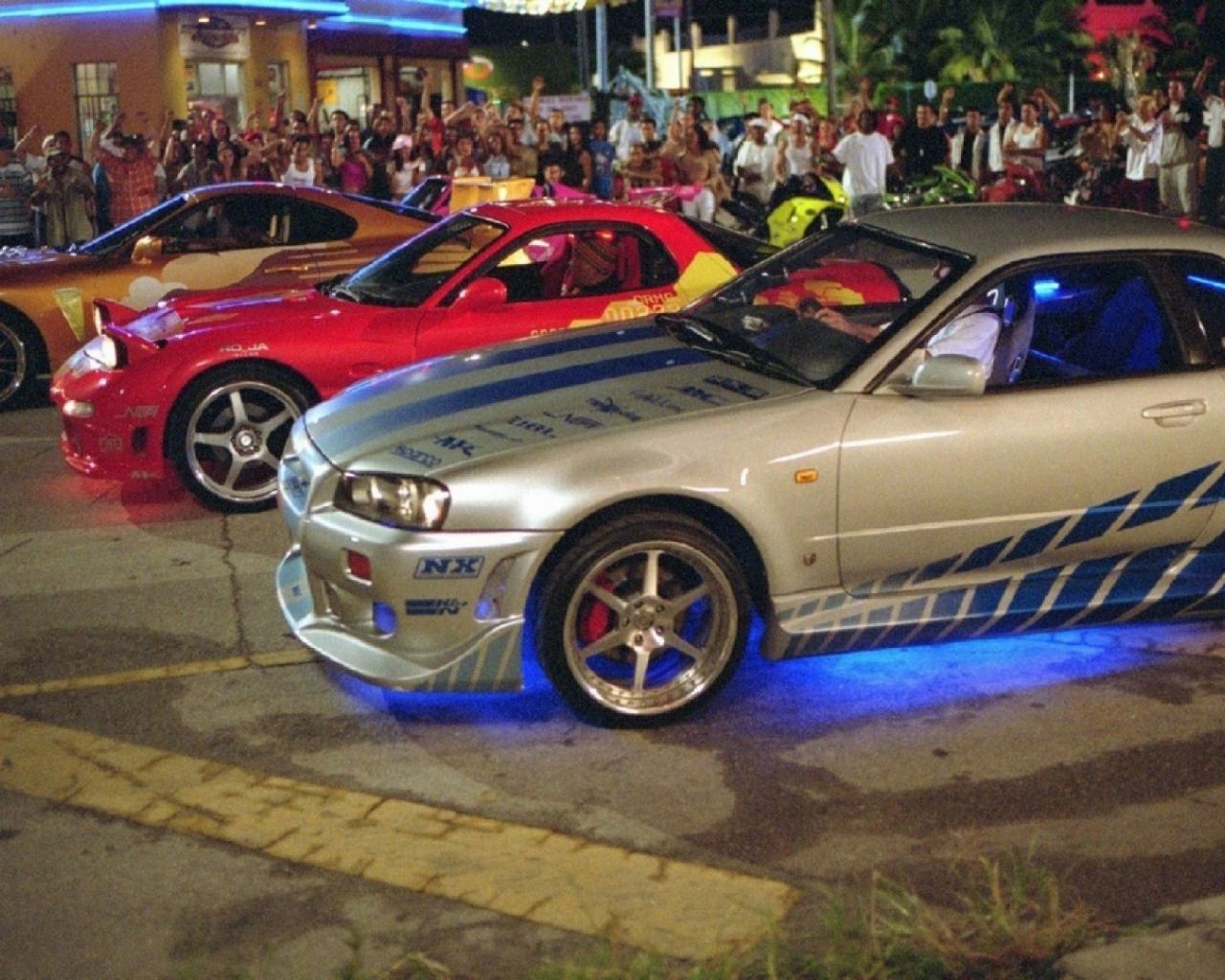 1280x1024 Download wallpaper supra, skyline, Paul Walker, Paul Walker, Brian O'Conner, Furious, 2 Fast 2 Furious, s section films in resolution 1280x1024